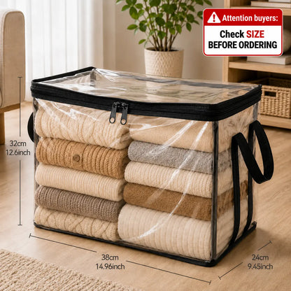Black PVC Stuffed Animal & Doll Storage Box with Handle – Dustproof, Durable Toy Organizer for Kids’ Room, Playroom, Living Room, or Birthday Gift