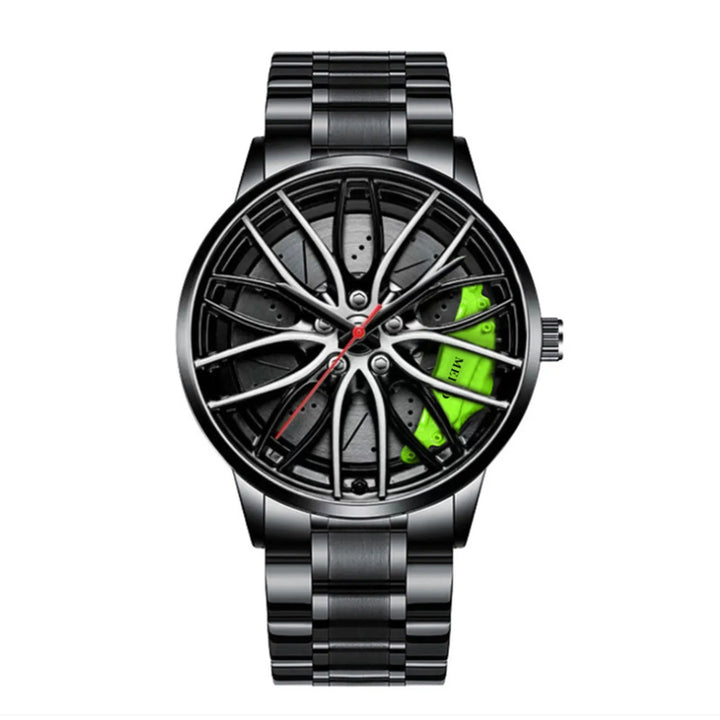 Hollow Wheel Minimalist Erkek Saati – Men's Stone Watch