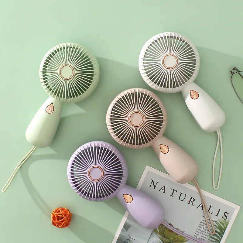 Portable Handheld Turbo Fan, 5 Gear Wind Hand Fan, Handheld Fan, Portable Mini Hand Fans, USB Rechargeable Turbo Fan, Rechargeable Pocket Fan, Fan for Outdoor & Indoor, Multifunctional Cooling Fan