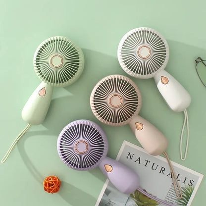 Portable Handheld Turbo Fan, 5 Gear Wind Hand Fan, Handheld Fan, Portable Mini Hand Fans, USB Rechargeable Turbo Fan, Rechargeable Pocket Fan, Fan for Outdoor & Indoor, Multifunctional Cooling Fan